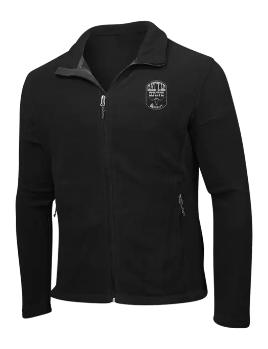 Black Fleece Jacket w/Cattle Drive Logo