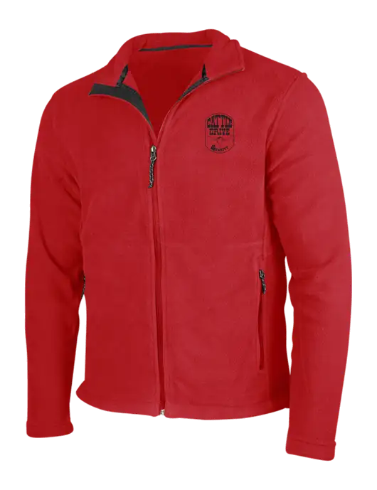 Red Fleece Jacket w/Cattle Drive Logo