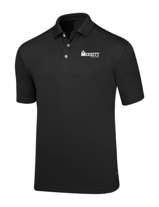 Callaway Core Black Performance Polo w/Merritt Trailers Logo