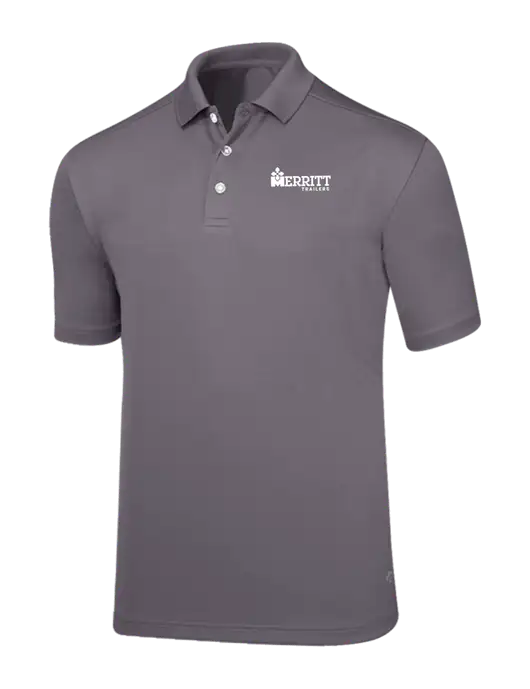 Callaway Core Medium Grey Performance Polo w/Merritt Trailers Logo