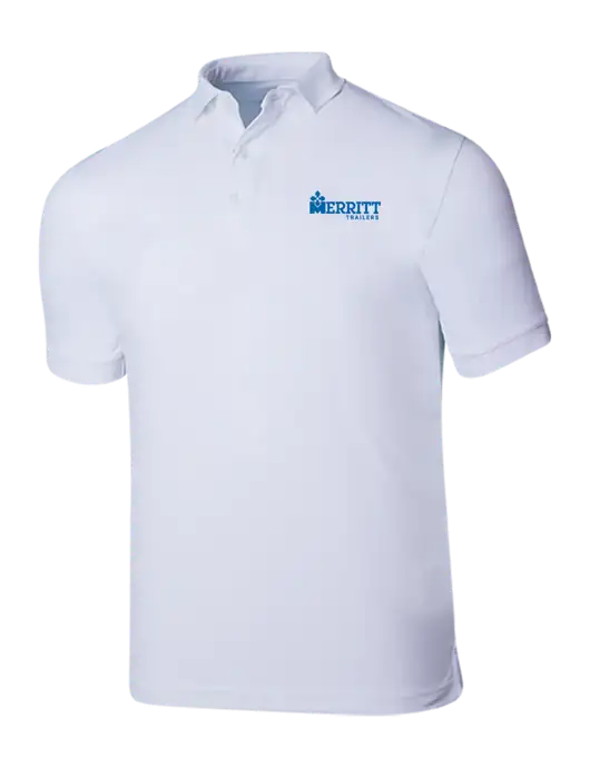 Callaway Ottoman Bright White Polo w/Merritt Trailers Logo