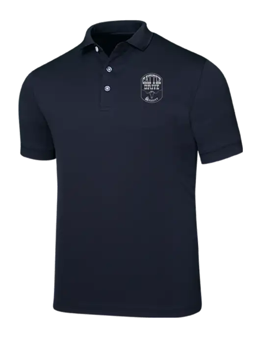 Callaway Ottoman Navy Polo w/Cattle Drive Logo