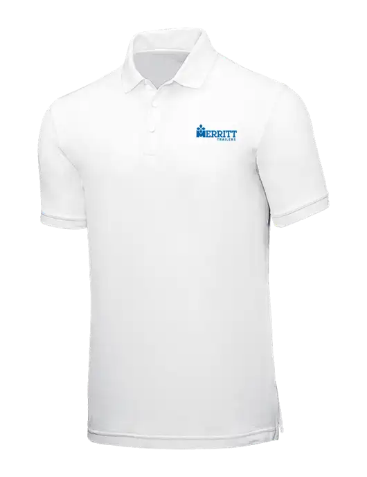White Core Classic Pique w/Merritt Trailers Logo