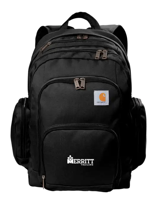 Carhartt Black Foundry Series Pro Backpack w/Merritt Trailers Logo