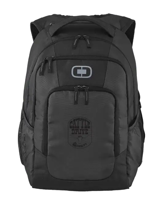 OGIO Diesel Grey Logan Laptop Backpack
 w/Cattle Drive Logo